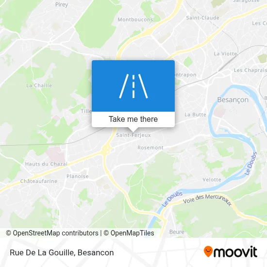 Rue De La Gouille map