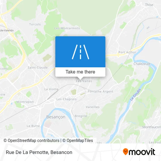 Rue De La Pernotte map