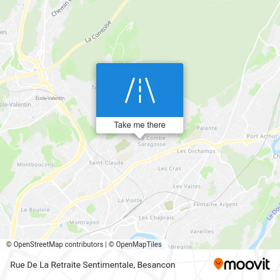 Rue De La Retraite Sentimentale map