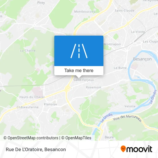 Rue De L'Oratoire map