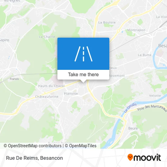 Rue De Reims map