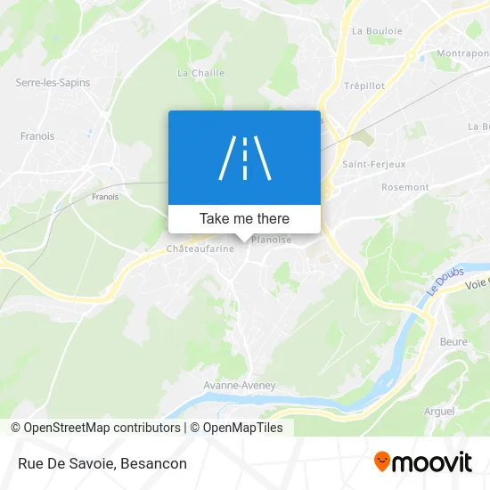 Rue De Savoie map