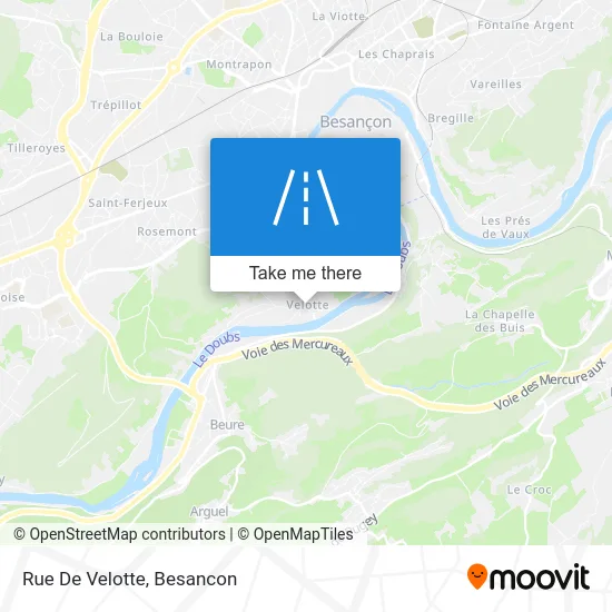 Rue De Velotte map