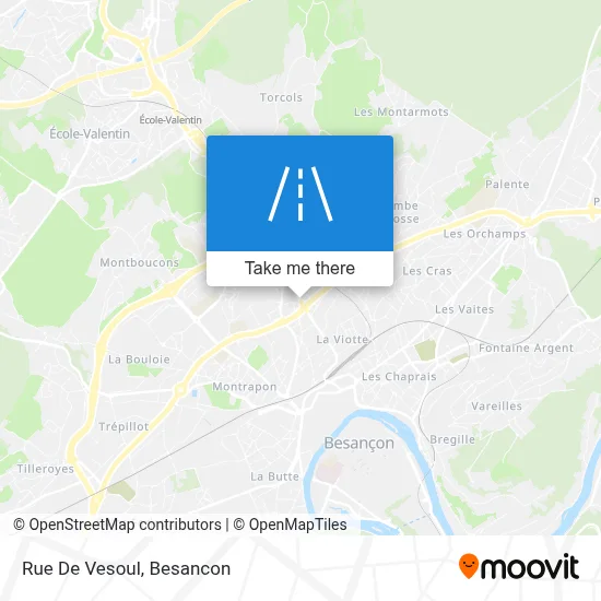 Rue De Vesoul map