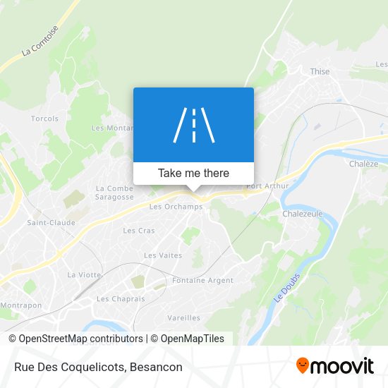 Rue Des Coquelicots map