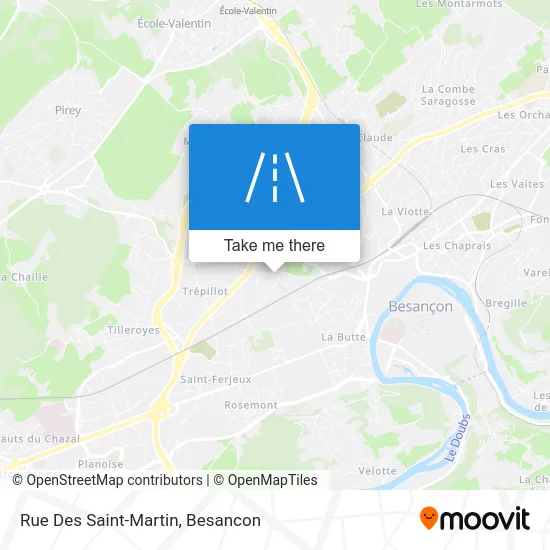 Rue Des Saint-Martin map