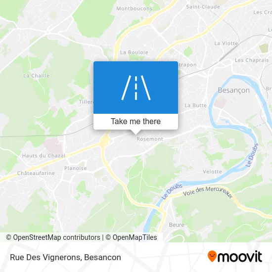 Rue Des Vignerons map