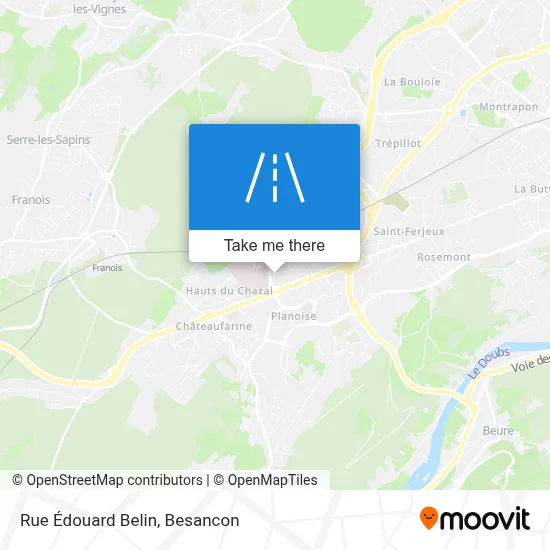 Rue Édouard Belin map