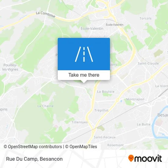 Rue Du Camp map