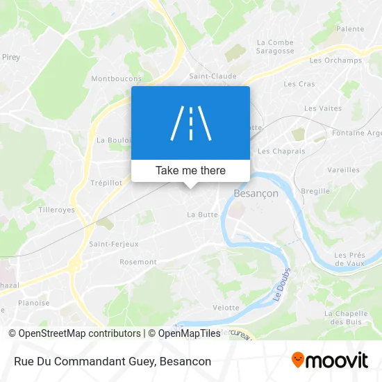 Rue Du Commandant Guey map