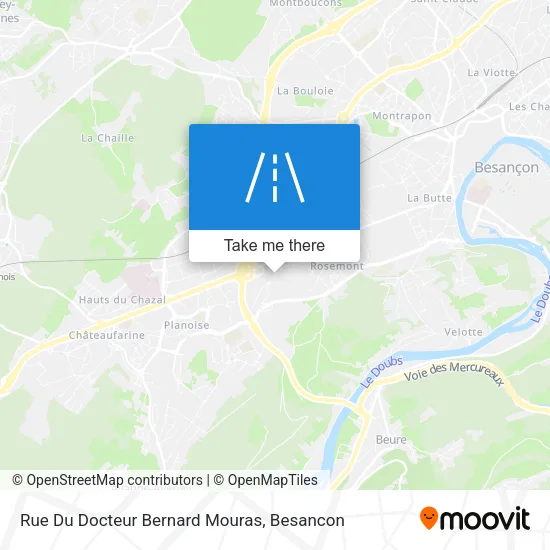 Rue Du Docteur Bernard Mouras map