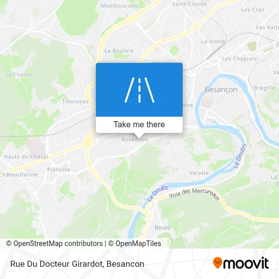 Rue Du Docteur Girardot map