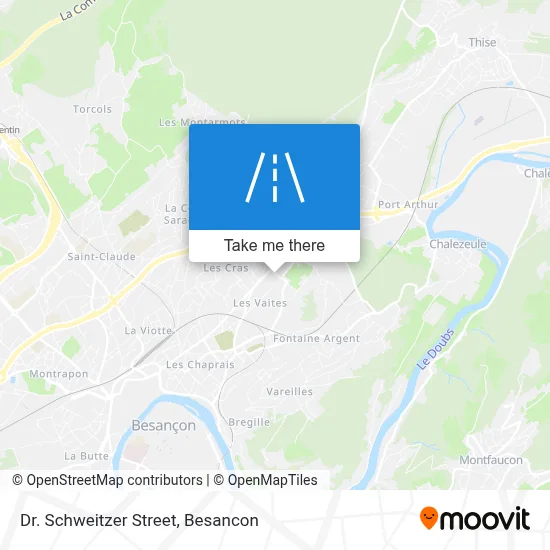 Rue Du Docteur Schweitzer map