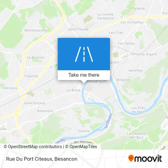 Rue Du Port Citeaux map