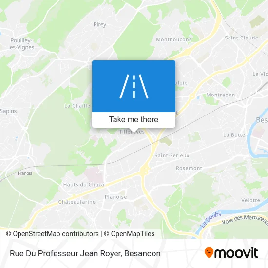 Rue Du Professeur Jean Royer map