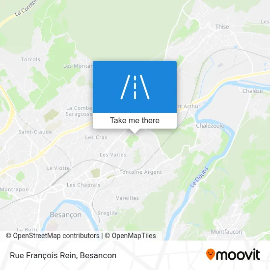 Rue François Rein map