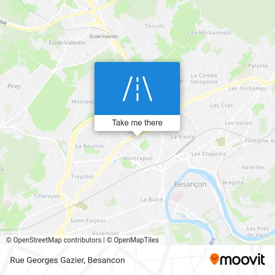 Rue Georges Gazier map