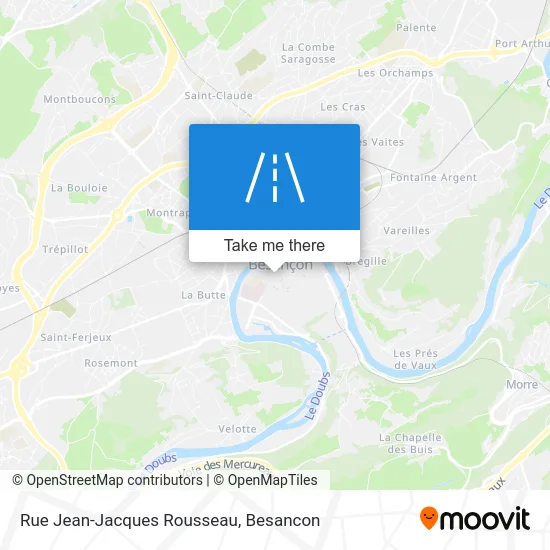 Rue Jean-Jacques Rousseau map