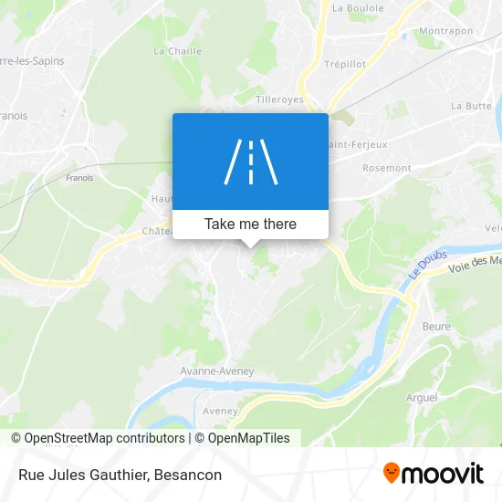 Rue Jules Gauthier map