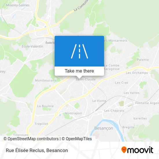 Rue Élisée Reclus map