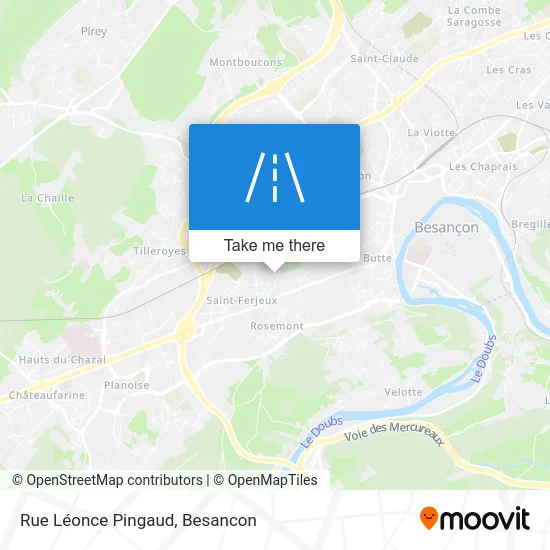 Rue Léonce Pingaud map
