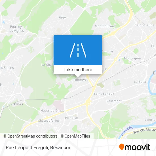 Rue Léopold Fregoli map