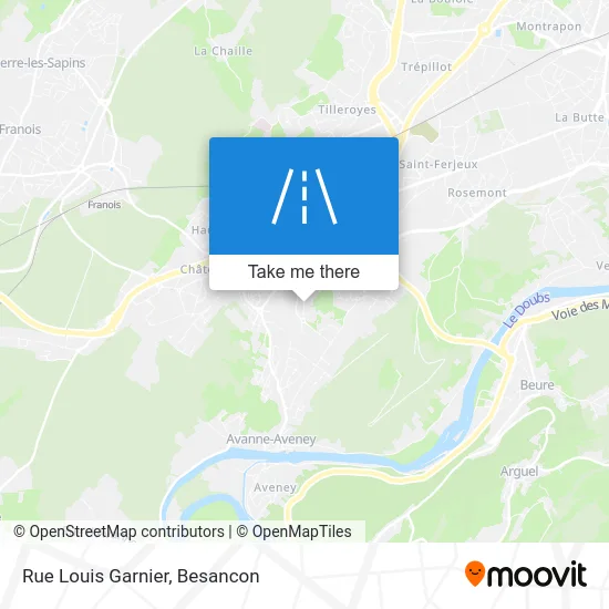 Rue Louis Garnier map