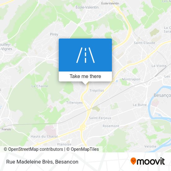Rue Madeleine Brès map