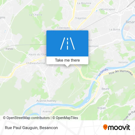 Rue Paul Gauguin map