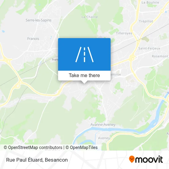 Rue Paul Éluard map