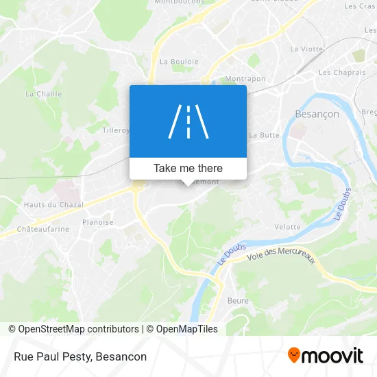Rue Paul Pesty map