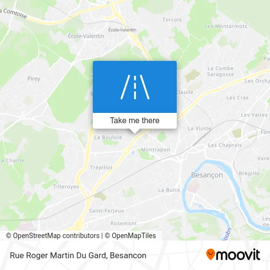 Rue Roger Martin Du Gard map