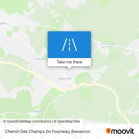 Chemin Des Champs Du Fourneau map