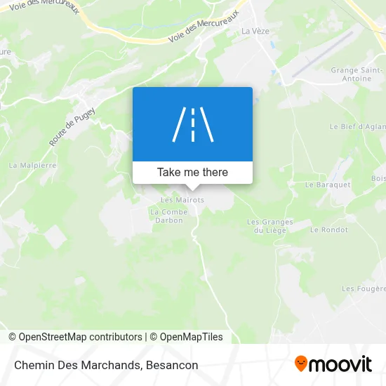 Chemin Des Marchands map