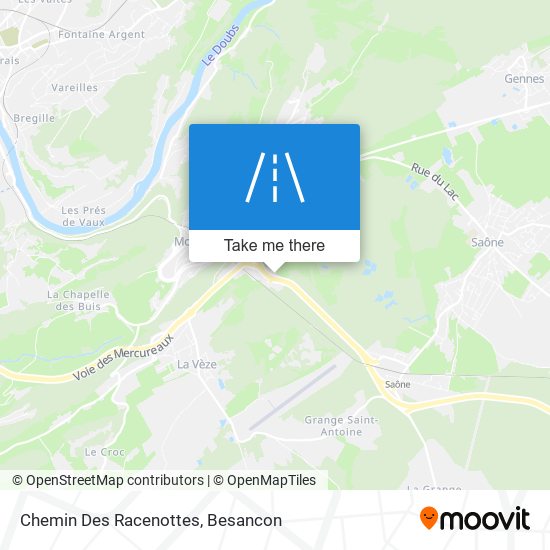 Chemin Des Racenottes map