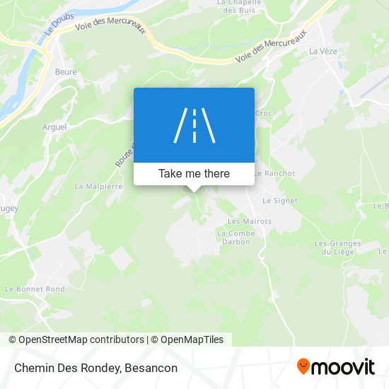 Chemin Des Rondey map