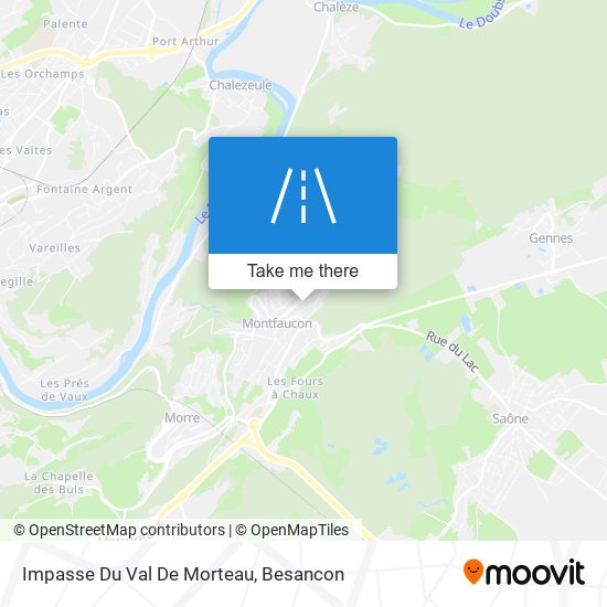 Impasse Du Val De Morteau map