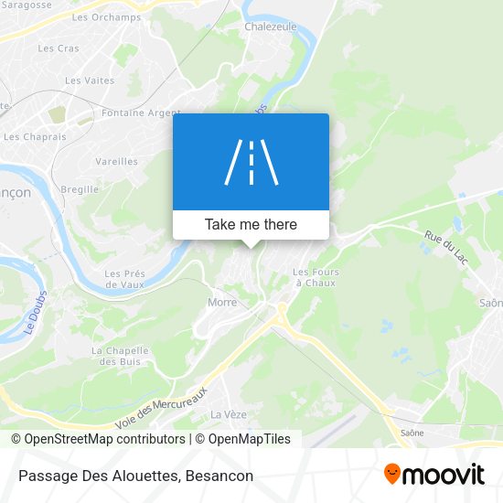 Passage Des Alouettes map