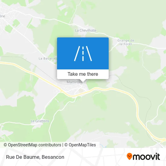 Rue De Baume map