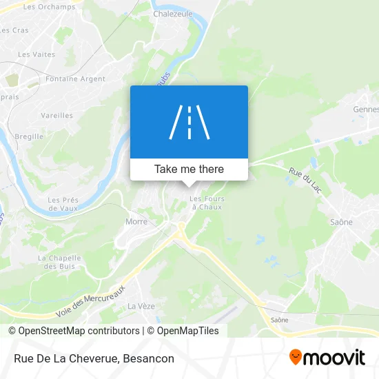 Rue De La Cheverue map