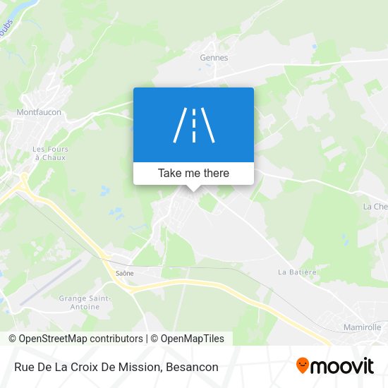 Rue De La Croix De Mission map