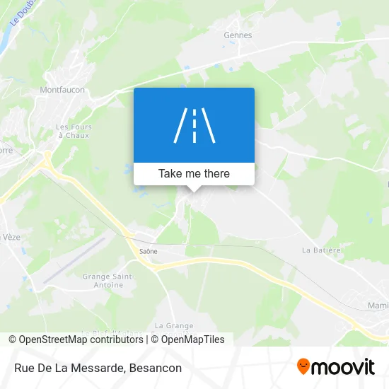 Rue De La Messarde map