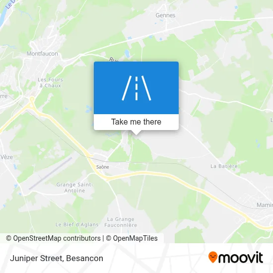 Rue Des Genévriers map