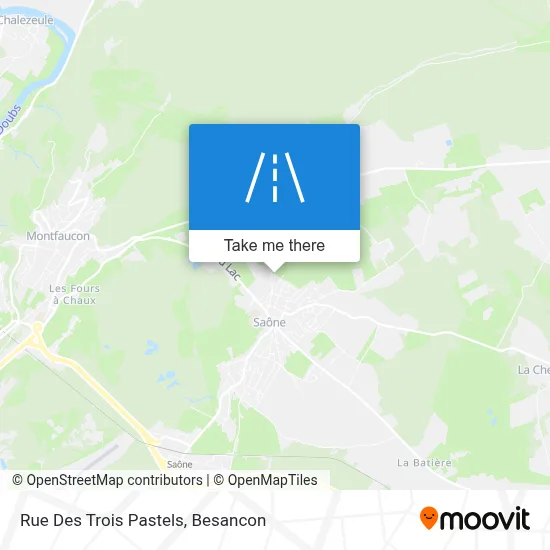 Rue Des Trois Pastels map