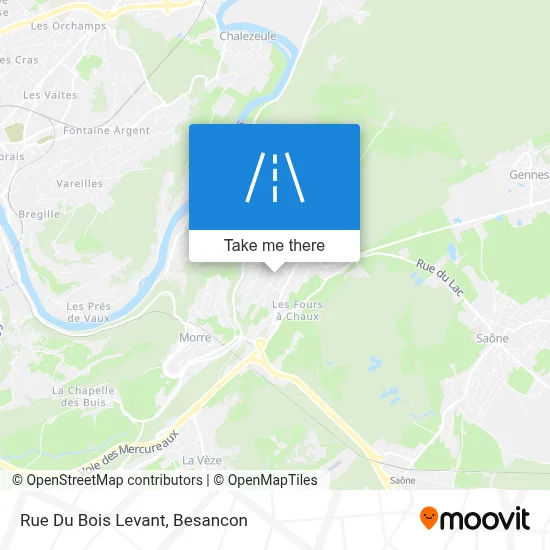 Rue Du Bois Levant map