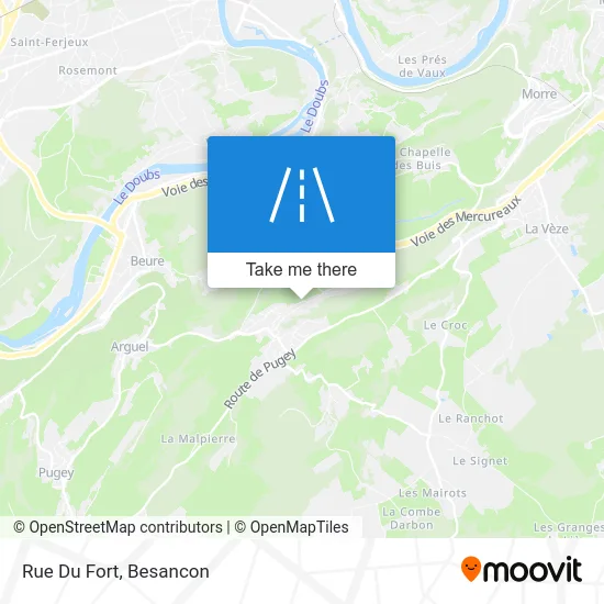 Rue Du Fort map