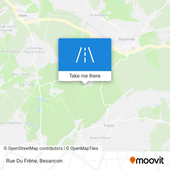 Rue Du Frêne map