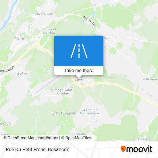 Rue Du Petit Frêne map