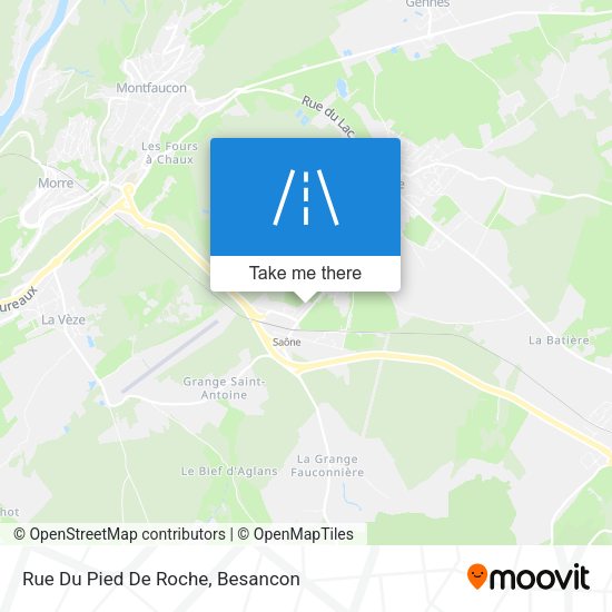 Rue Du Pied De Roche map