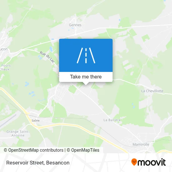 Rue Du Réservoir map